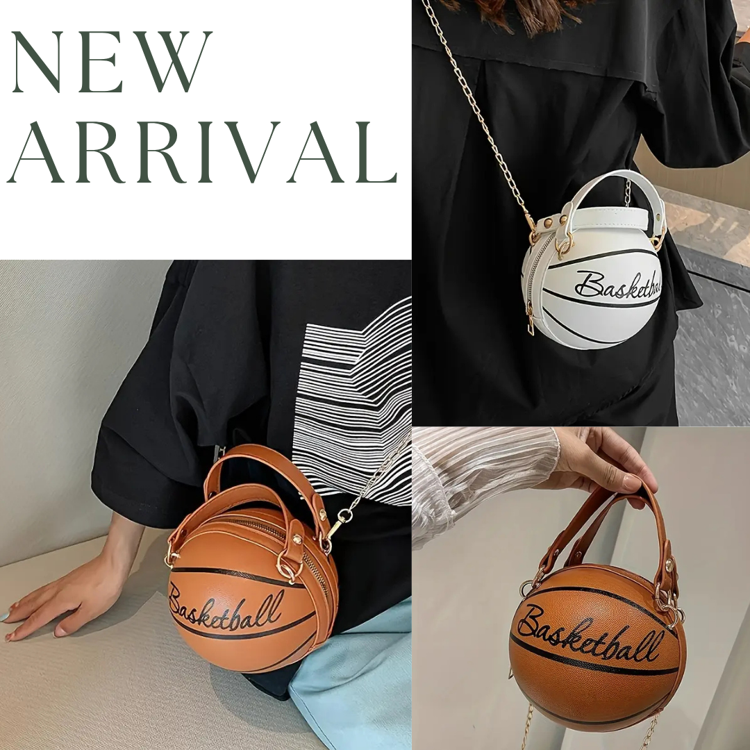 バスケットボール型ショルダーバッグ