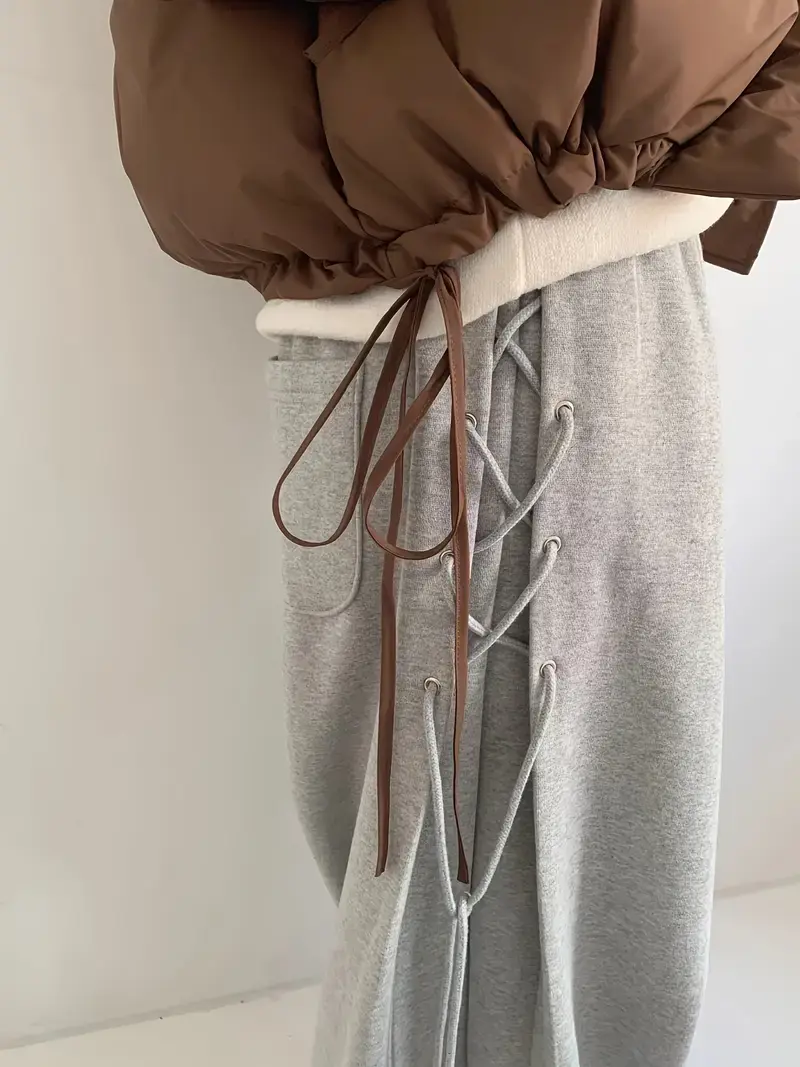 サムネイル： スエットワイドレッグパンツ