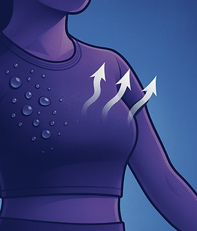 No More Sweat Stains or Discomfort