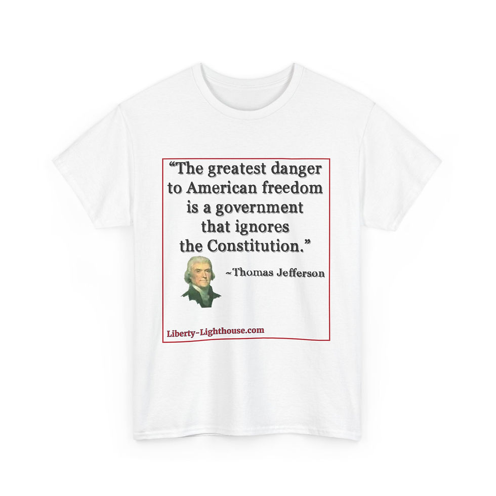 Thumbnail: Patriotic Tee - Thomas Jefferson Quote