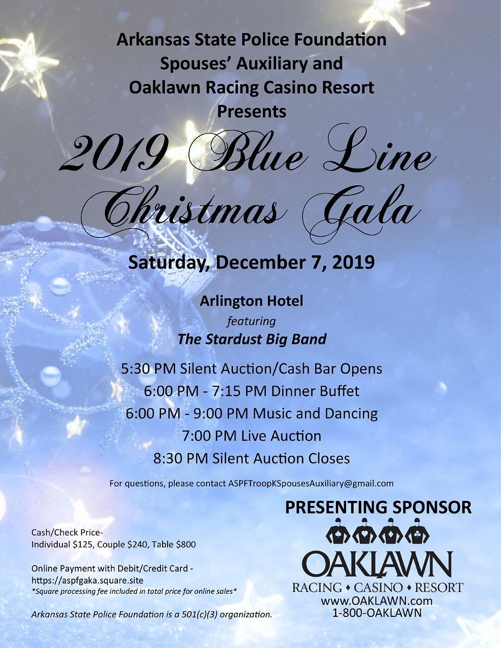 2019 Blue Line Christmas Gala