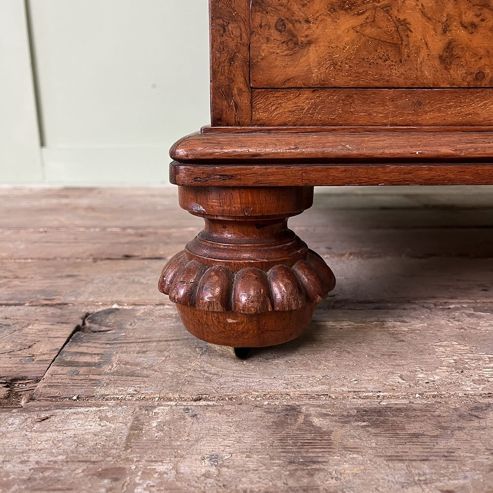 Thumbnail: Victorian Gillows Pollard Oak Davenport
