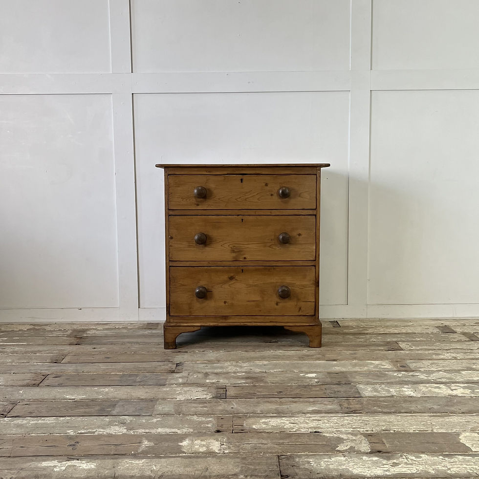 Early 19th C. Pine Chest of Drawers