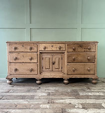 Antique Georgian Pine Sideboard.