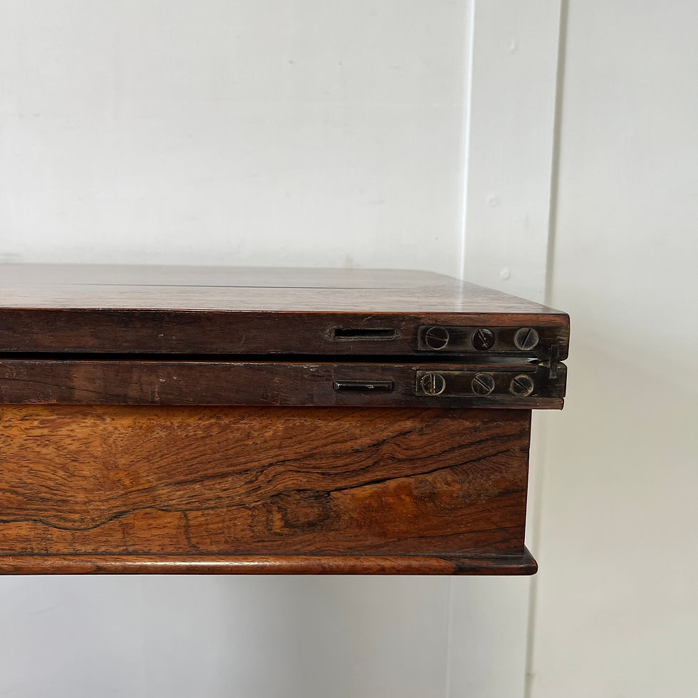 Thumbnail: William IV Rosewood Folding Tea Table