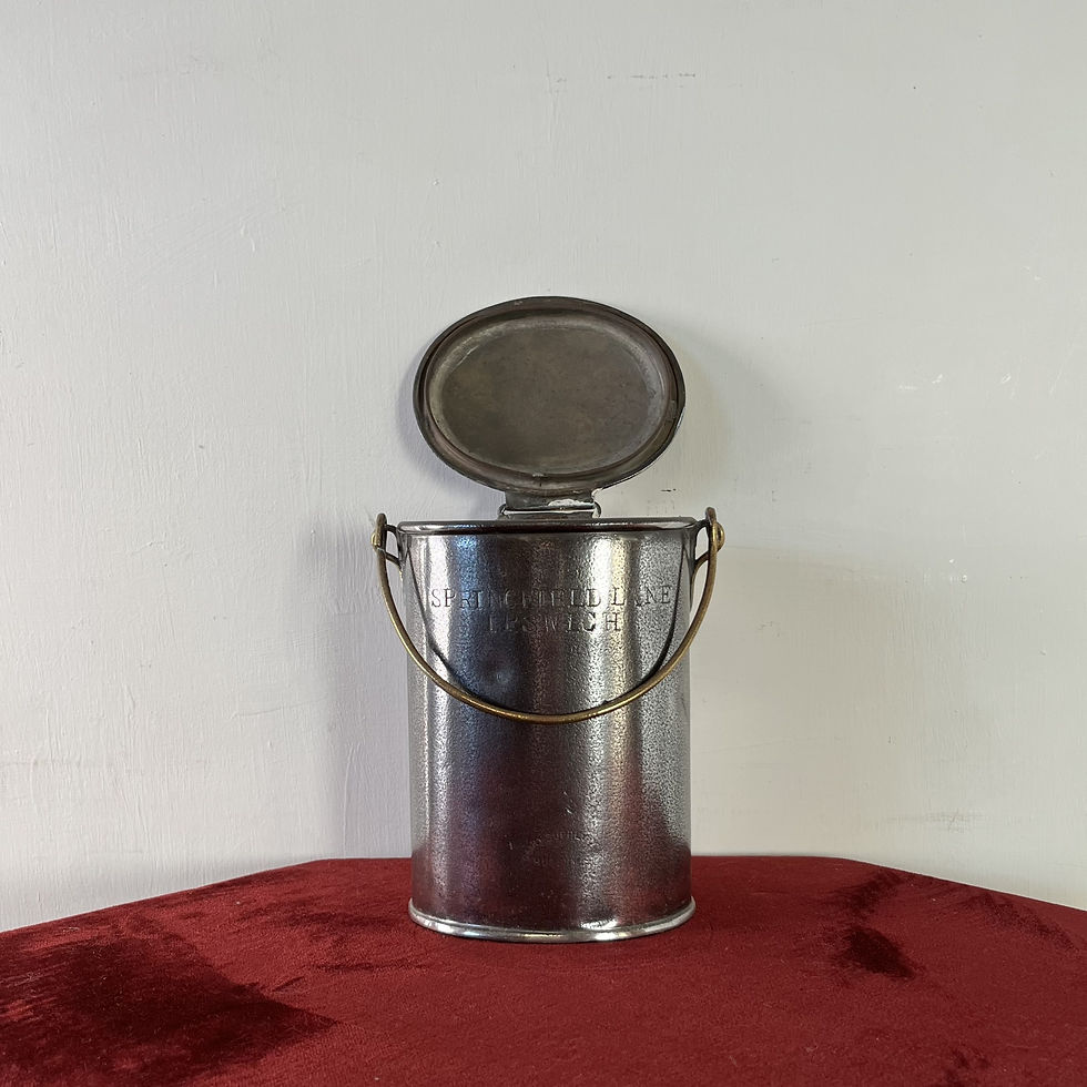 Thumbnail: Victorian Cream and Milk Can 17 cm