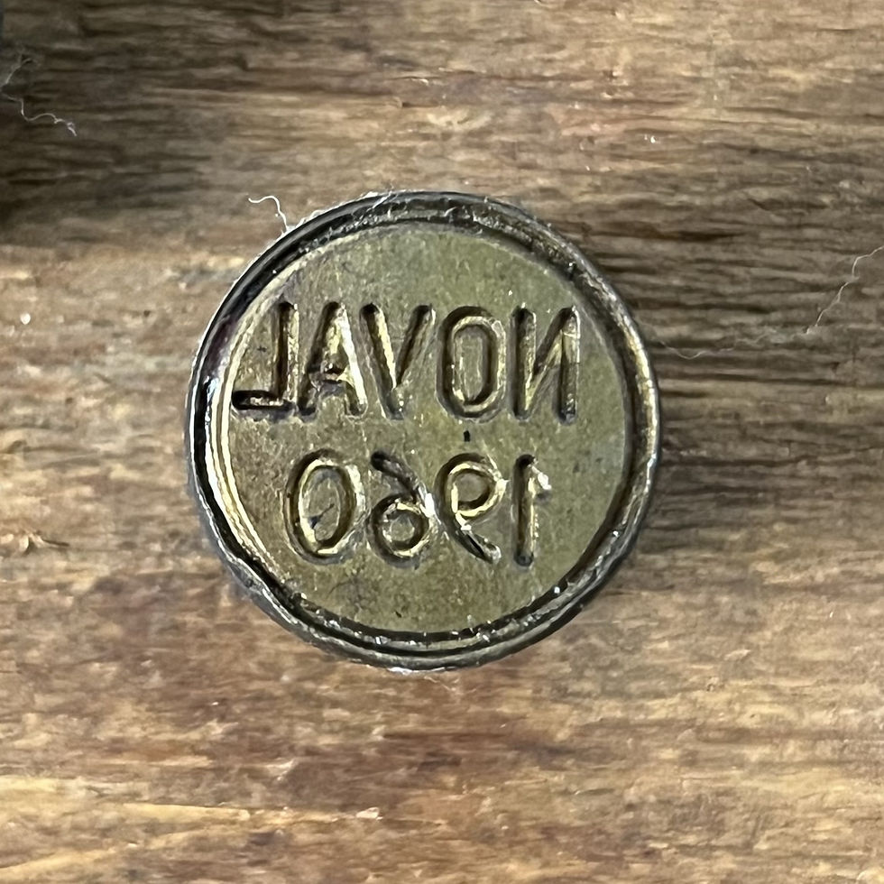 Thumbnail: Framed Collection of Wine Bottle Wax Seal Stamps