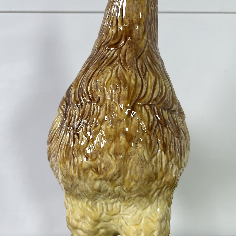Thumbnail: Vintage Glazed Earthenware Cockerel