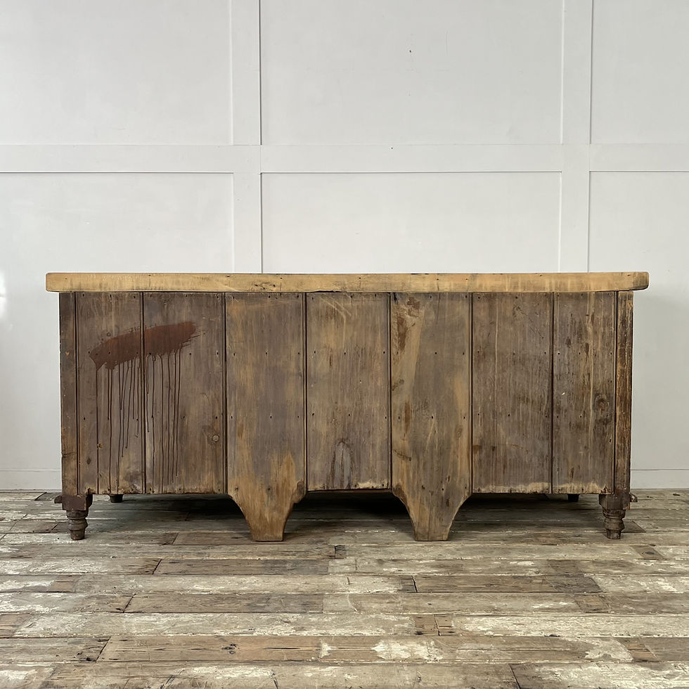 Thumbnail: Victorian Pine and Sycamore Dresser Base