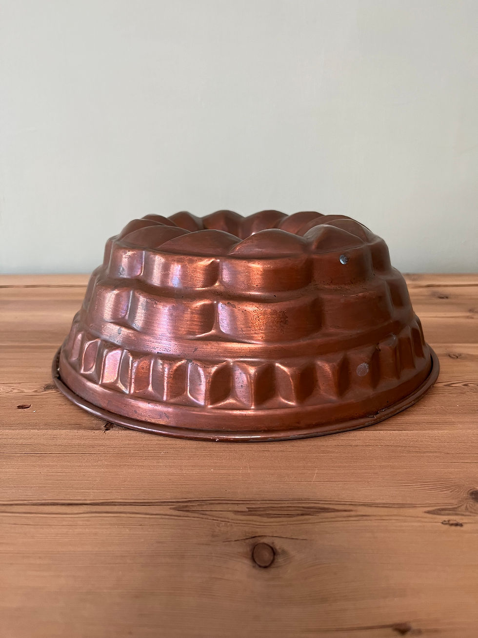 Thumbnail: Collection of Large Victorian Copper Jelly/Cake Moulds
