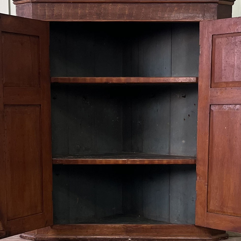 Thumbnail: Victorian Scumble Painted Pine Corner Cupboard