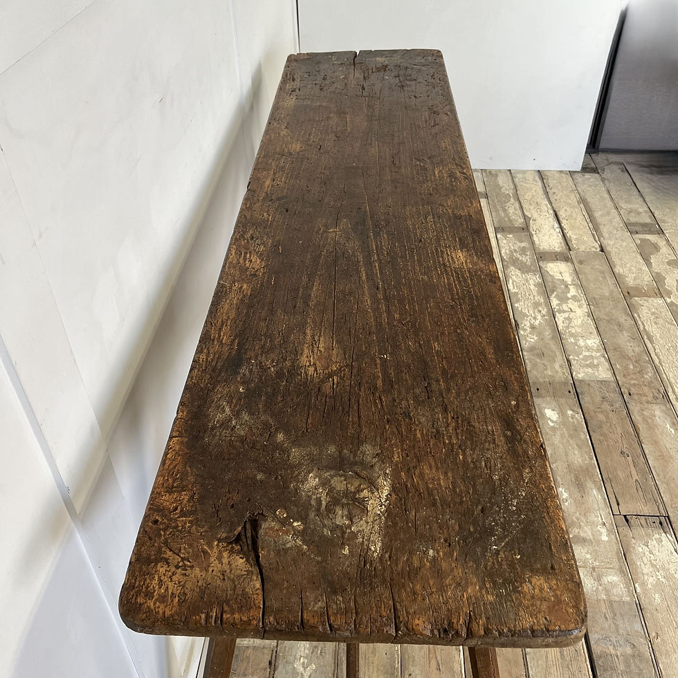 Thumbnail: French Rustic Pine Console Table