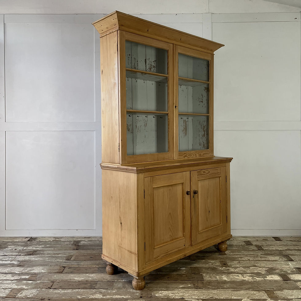 Thumbnail: Victorian Pine Glazed Cupboard