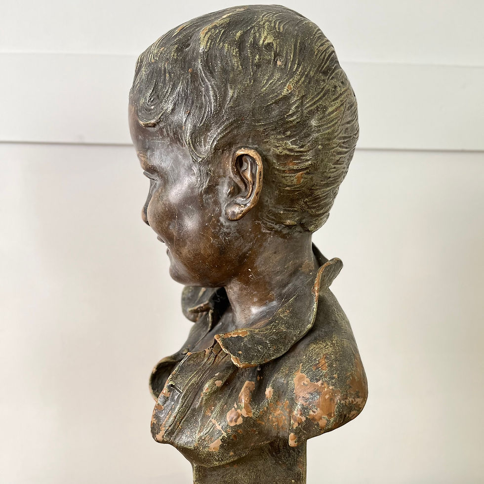 Thumbnail: Pair of Early 20th C. Terracotta Busts.