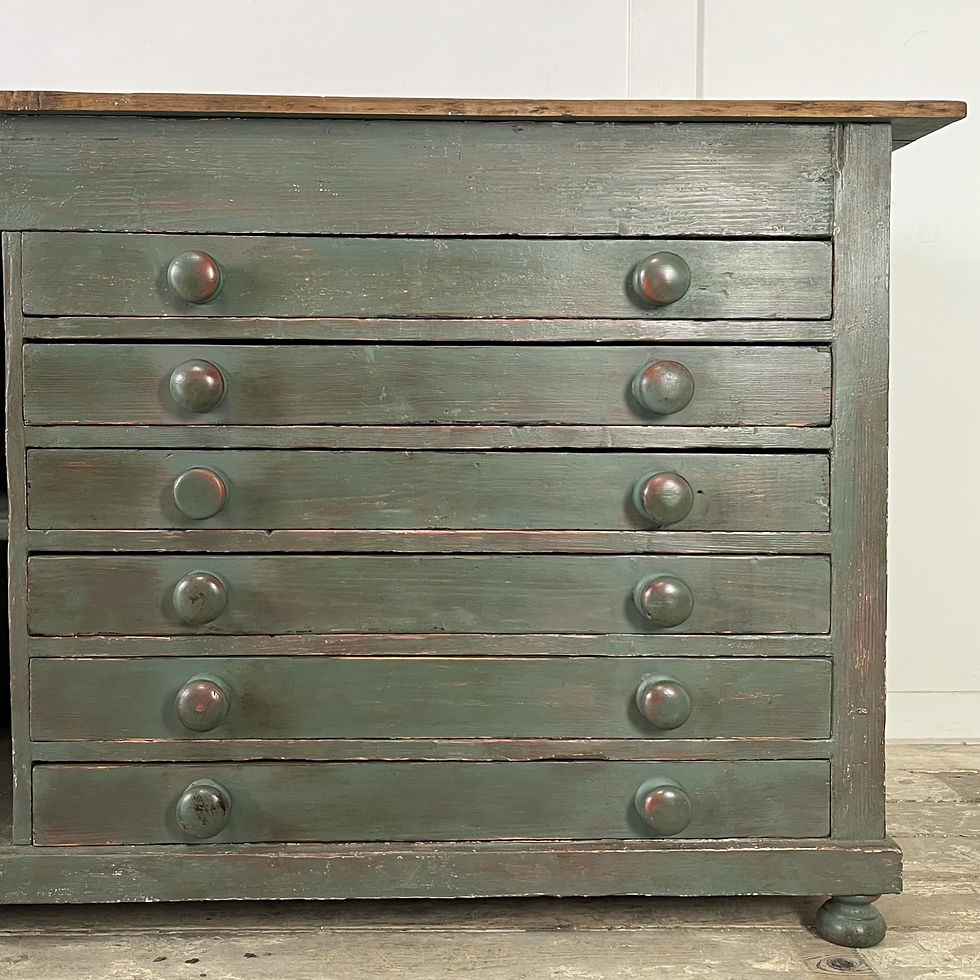 Thumbnail: Victorian Painted Pine Artists Chest of Drawers