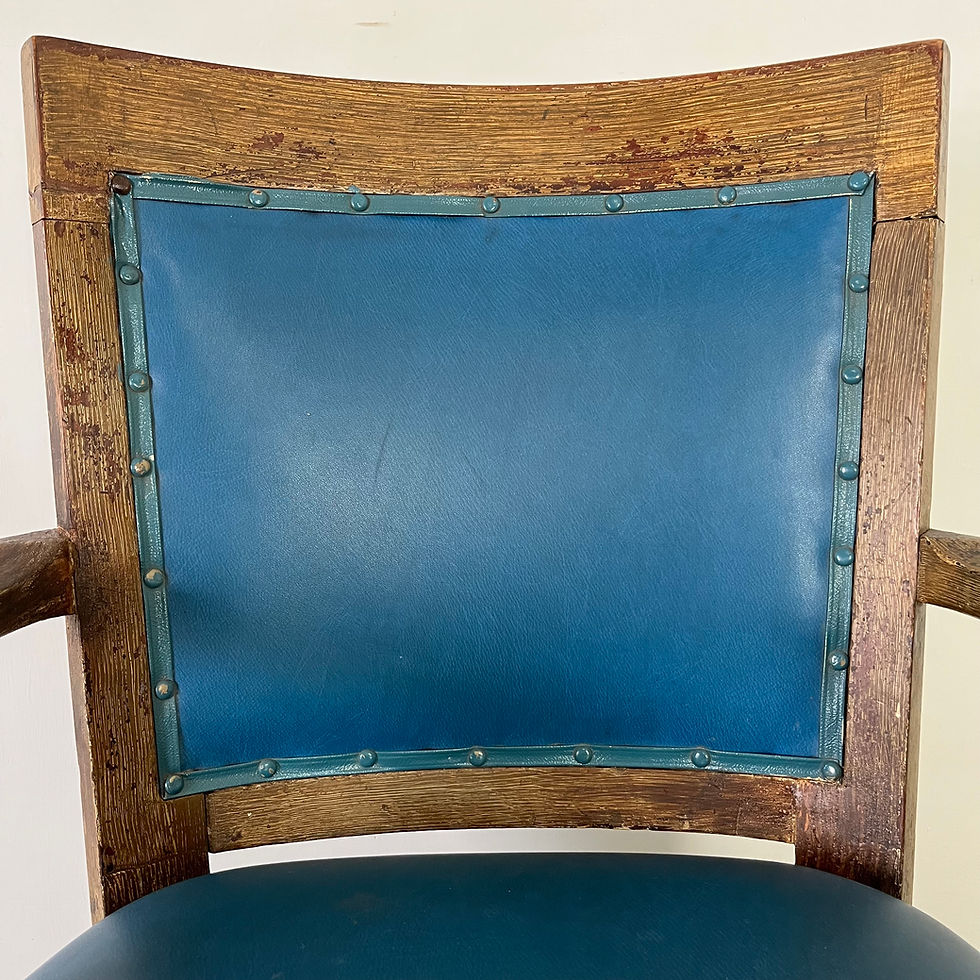 Thumbnail: Victorian Oak Ships Swivel Chairs
