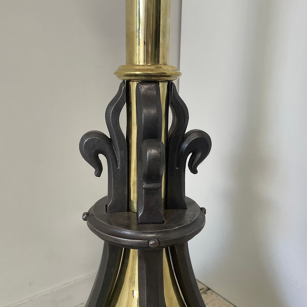 Thumbnail: 19th C. Floor Standing Church Candle Holders