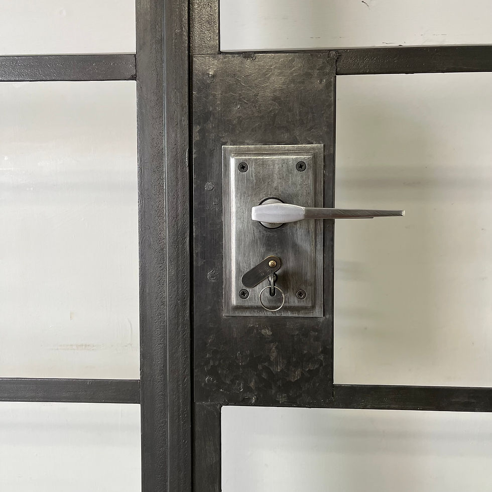 Refurbished Double Steel Door