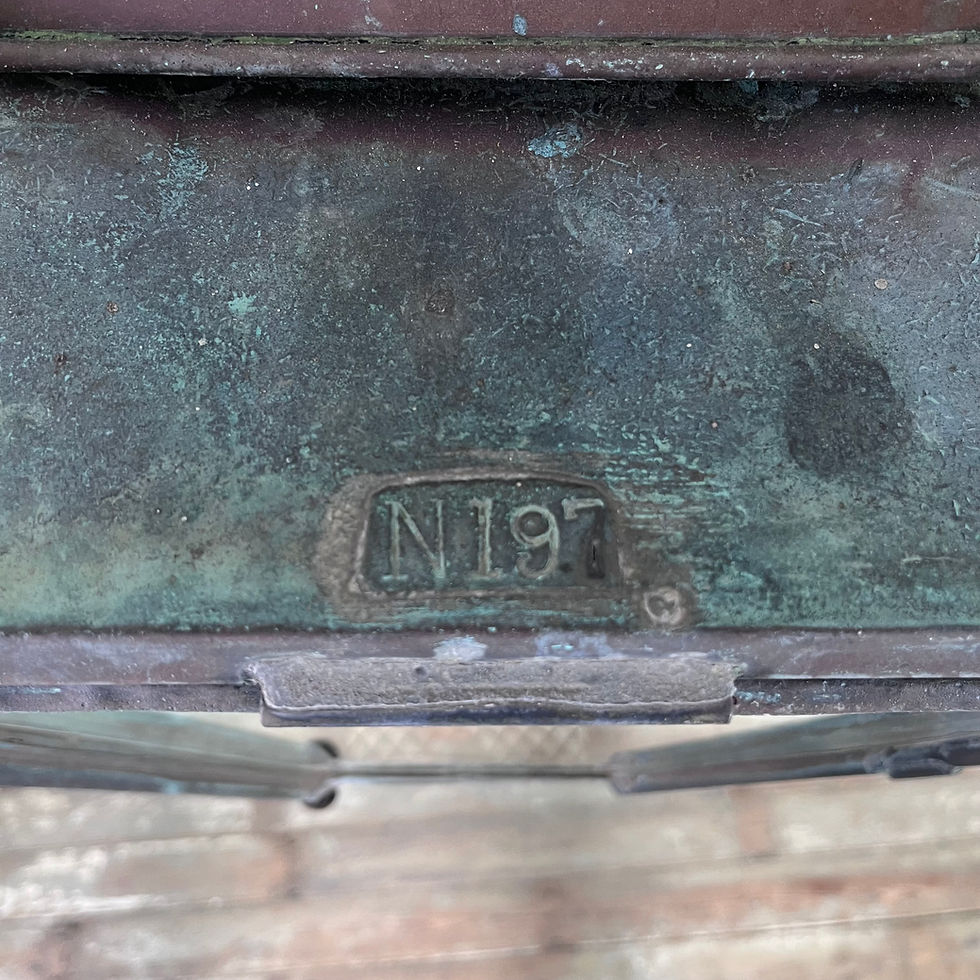 Thumbnail: Large Victorian Copper Lantern