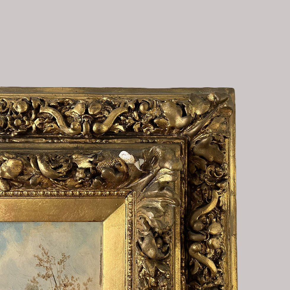 Thumbnail: Pair of Oil on Boards signed R. Palnay