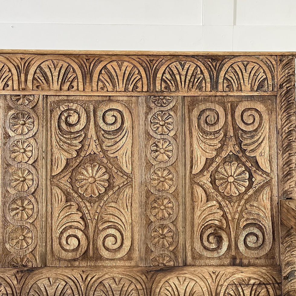 Thumbnail: Victorian Carved Oak Settle
