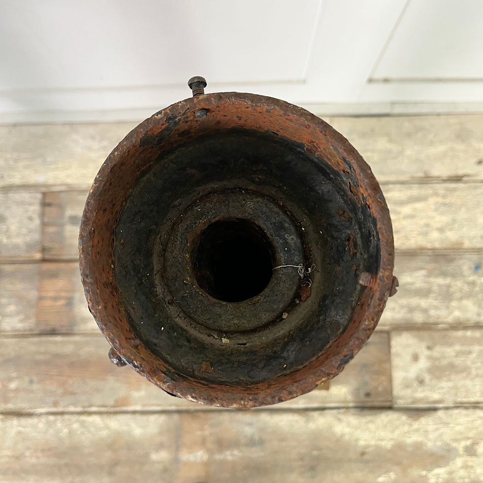 Thumbnail: Pair of Victorian Cast Iron Lamp Bases