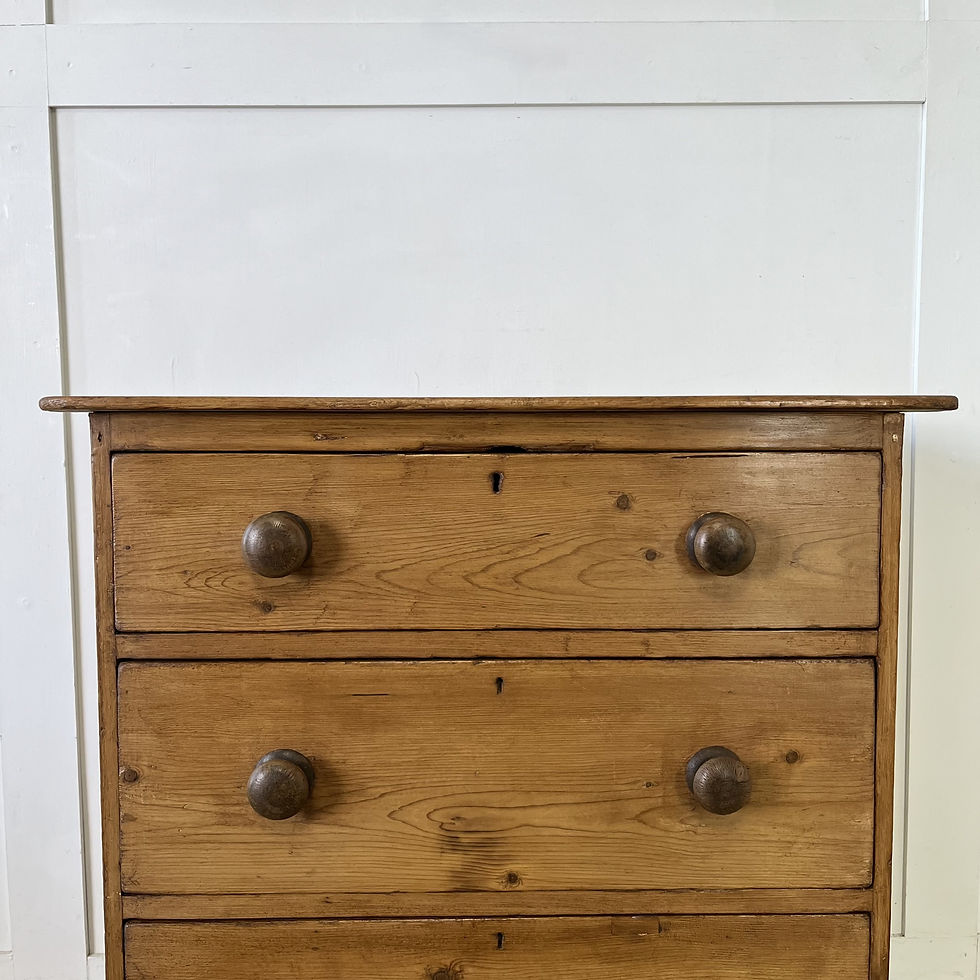Thumbnail: Early 19th C. Pine Chest of Drawers
