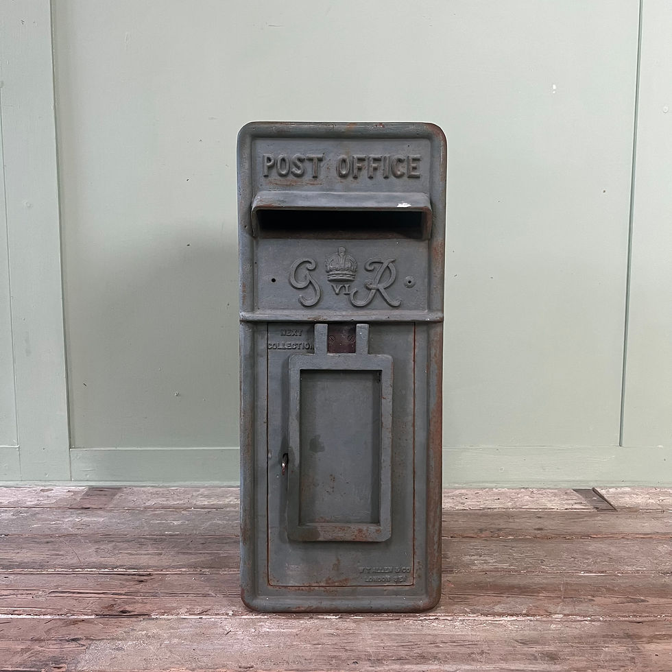 Thumbnail: Original George VI Post Box and Stand