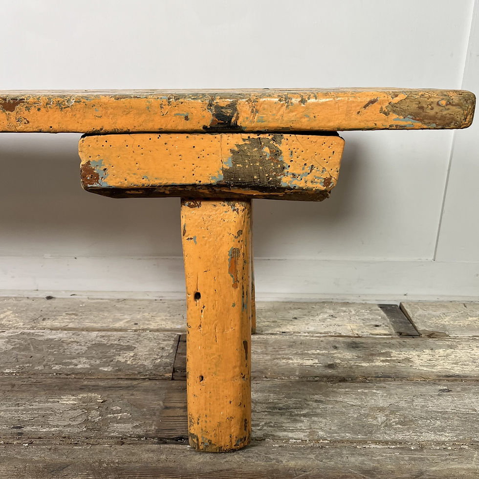 Thumbnail: Rustic 19th C. Welsh Pig Bench