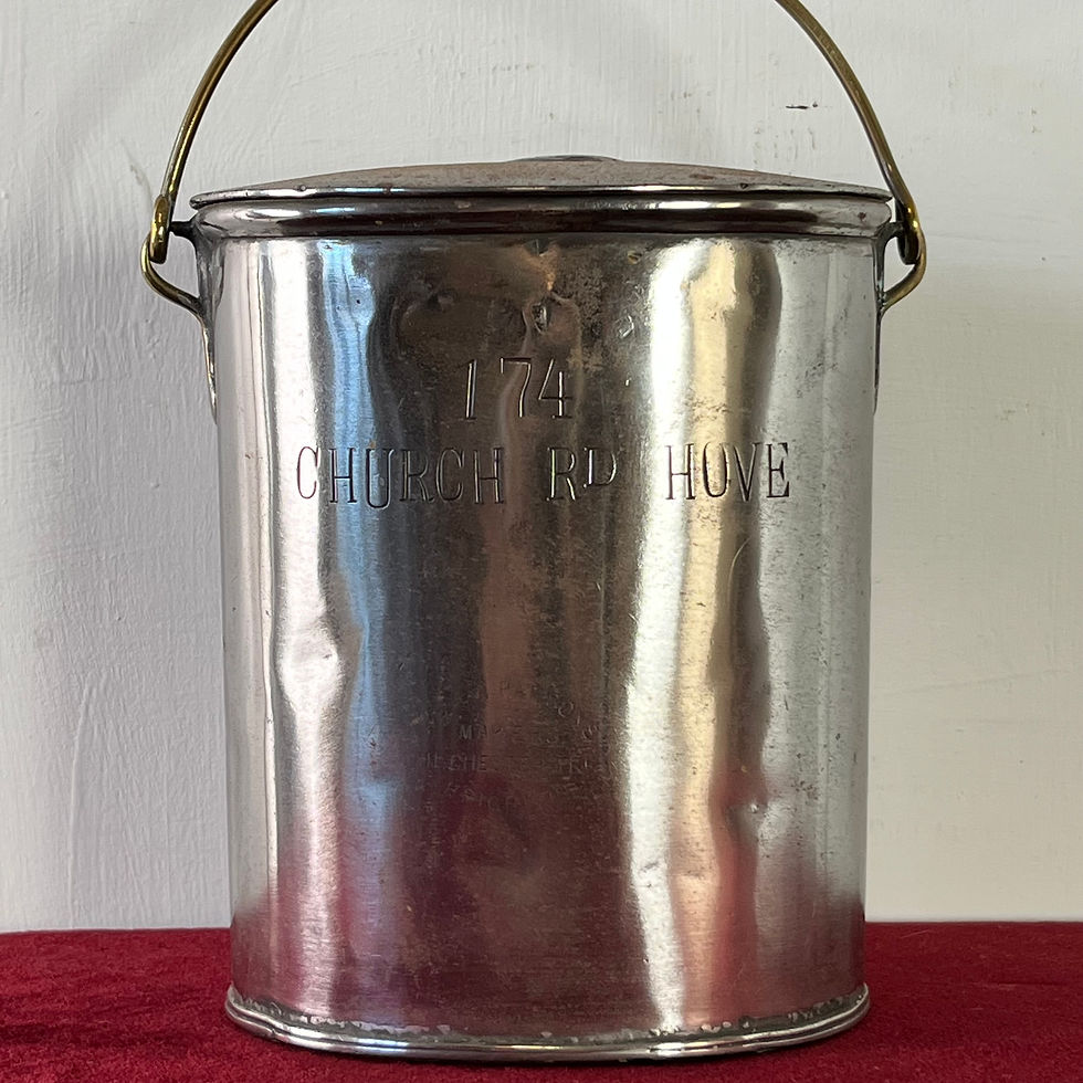Victorian Cream and Milk Can 15 cm