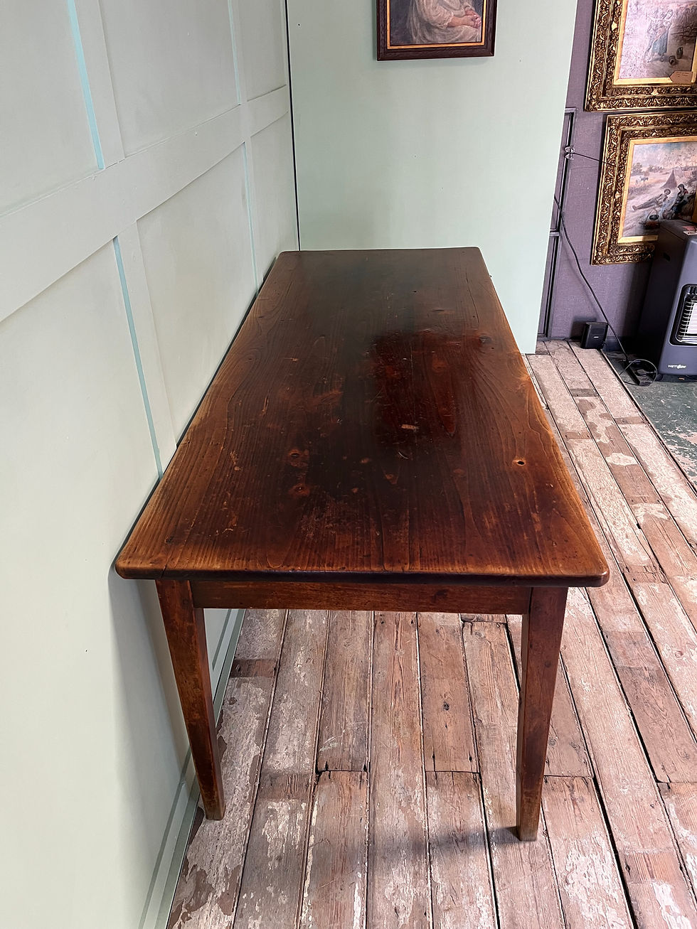 Thumbnail: 19th C. French Cherrywood Dining Table