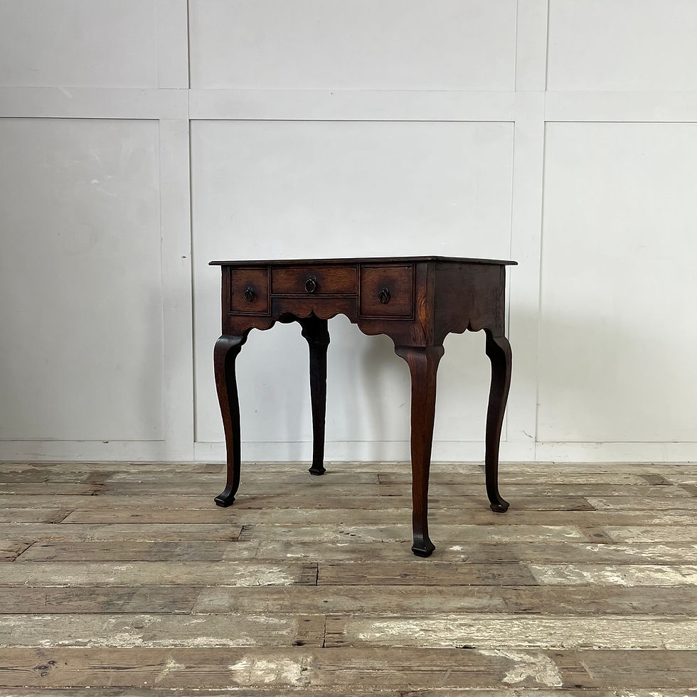 18th C. Oak Lowboy