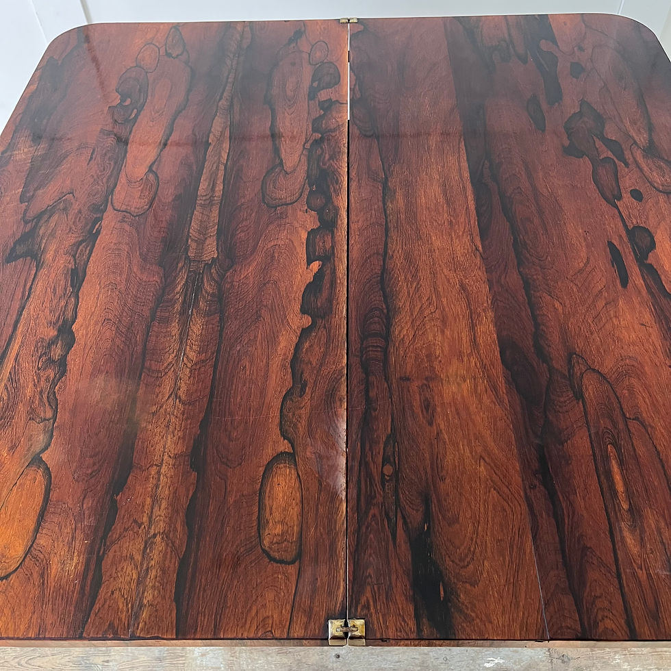 Thumbnail: William IV Rosewood Folding Tea Table