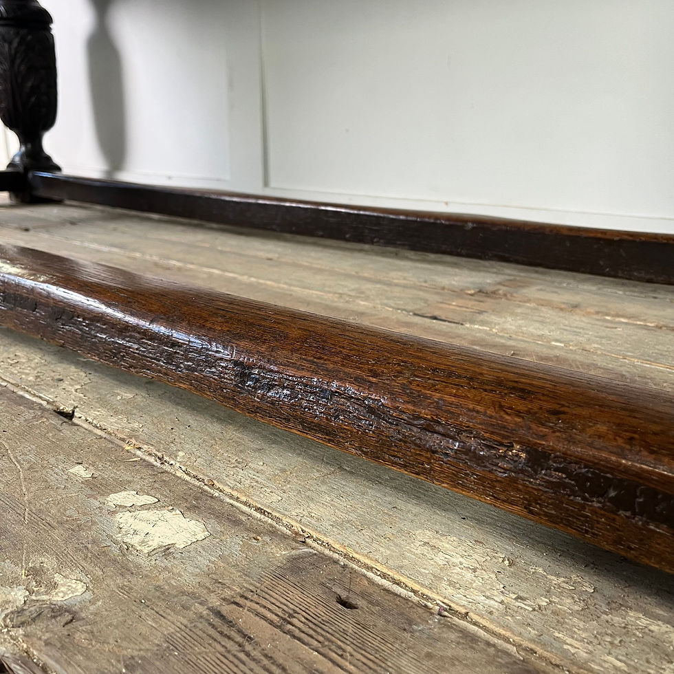 Thumbnail: Jacobean Carved Oak Refectory Table