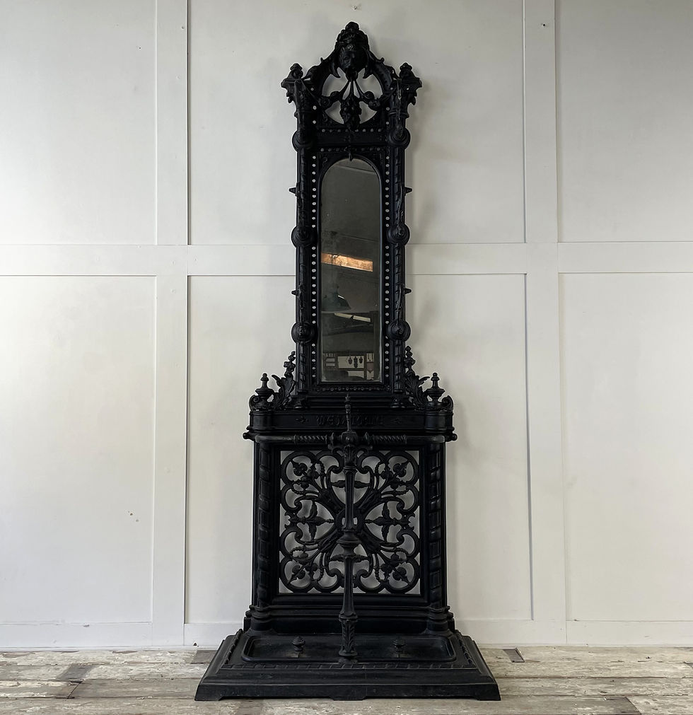 Victorian Cast Iron Hall Stand