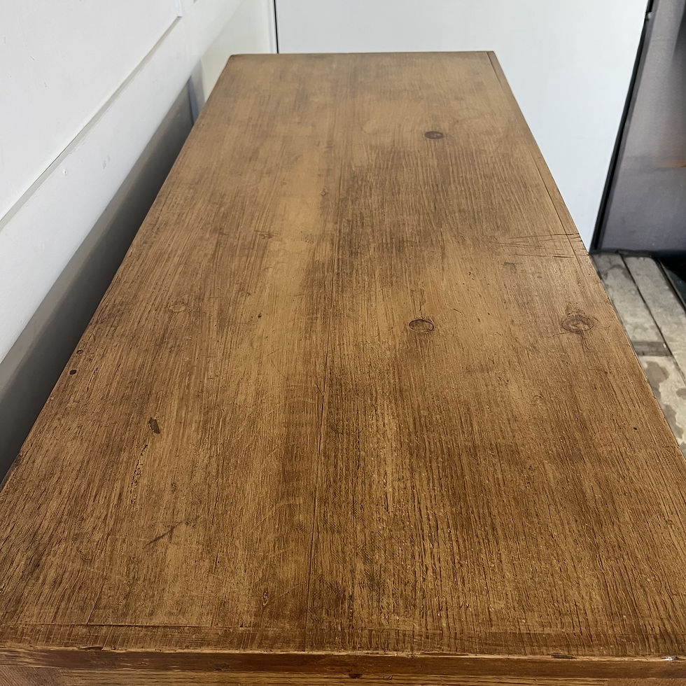 Thumbnail: Large Victorian Scumble Painted Pine Chest of Drawers