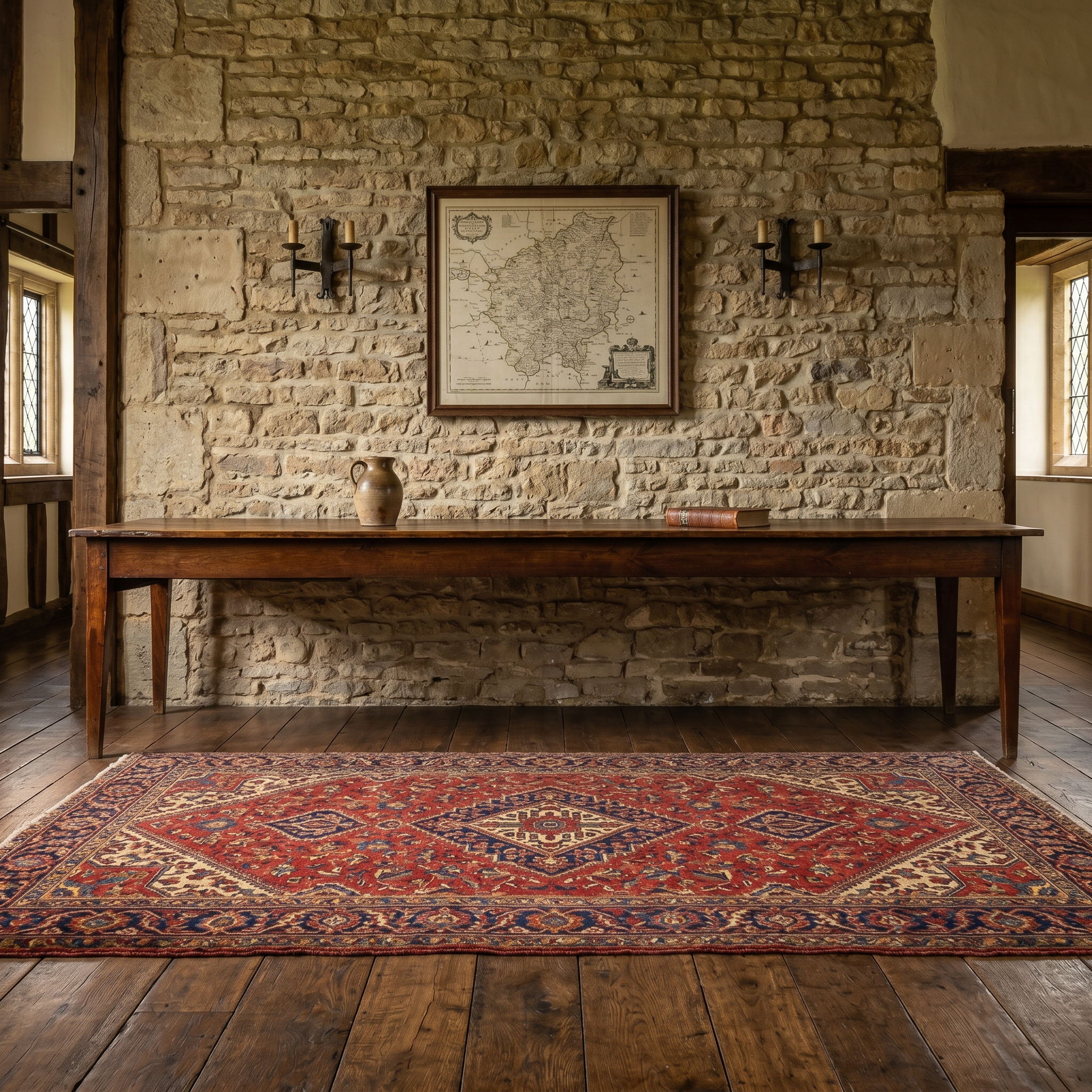 Long 19th C. French Cherrywood Farmhouse Table - 3m