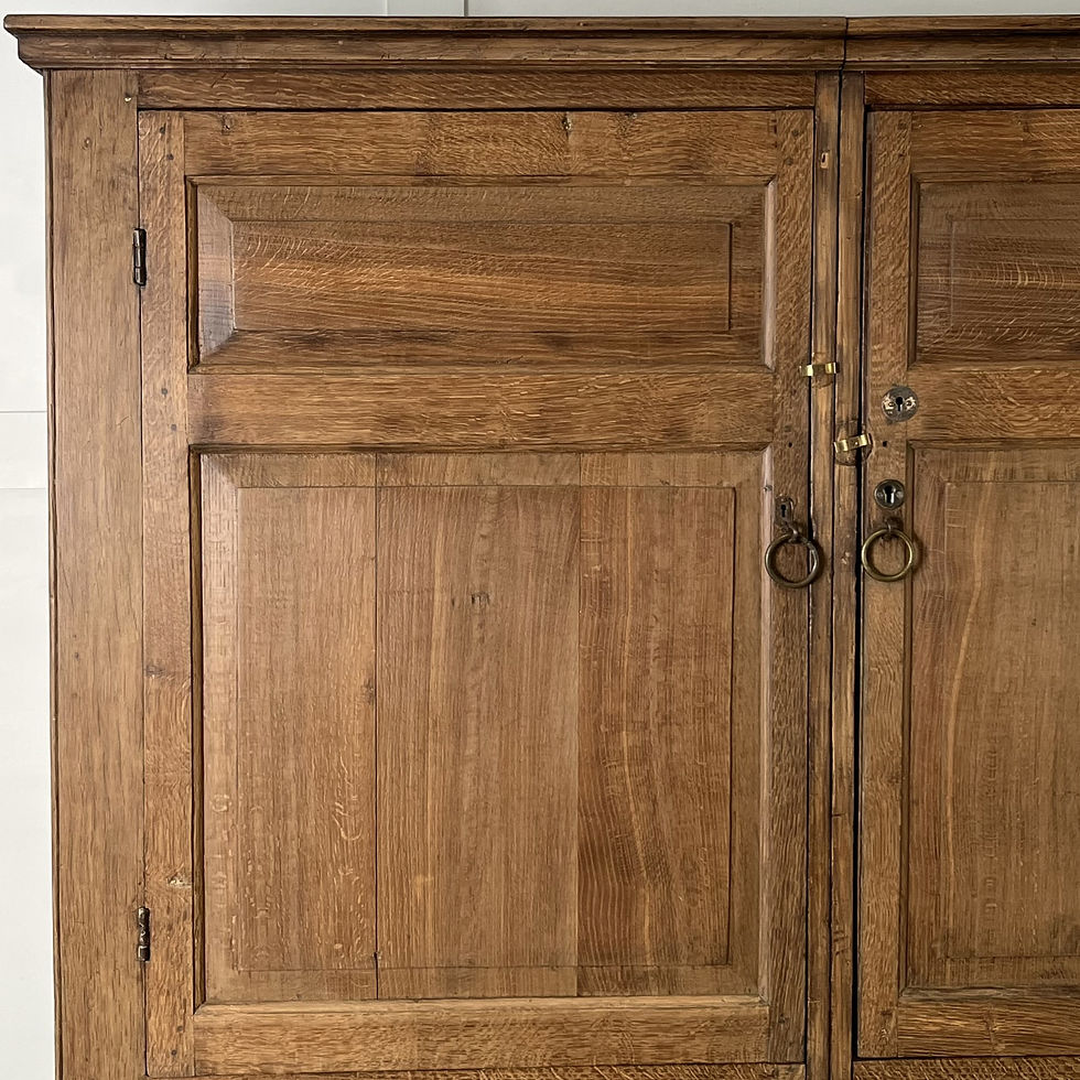 Thumbnail: George I Scrubbed Oak Housekeepers Cupboard