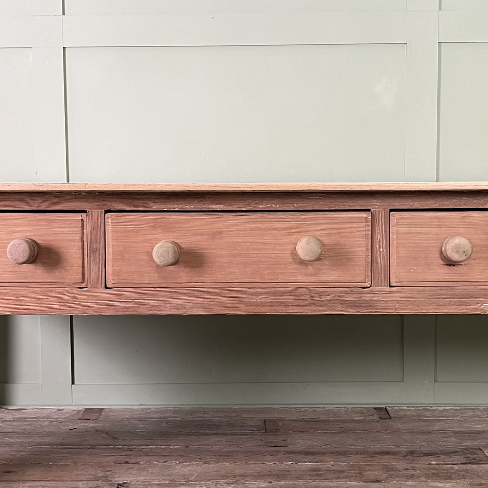 Thumbnail: Early 19th C. Sycamore and Pine Dairy Table