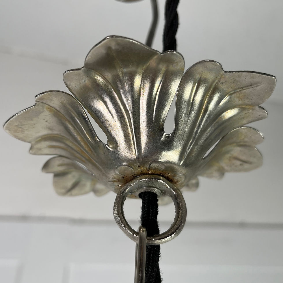 Thumbnail: Vintage Murano Glass Grape Pendant Light