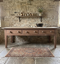 A 19th C. Sycamore and Pine Dairy Table