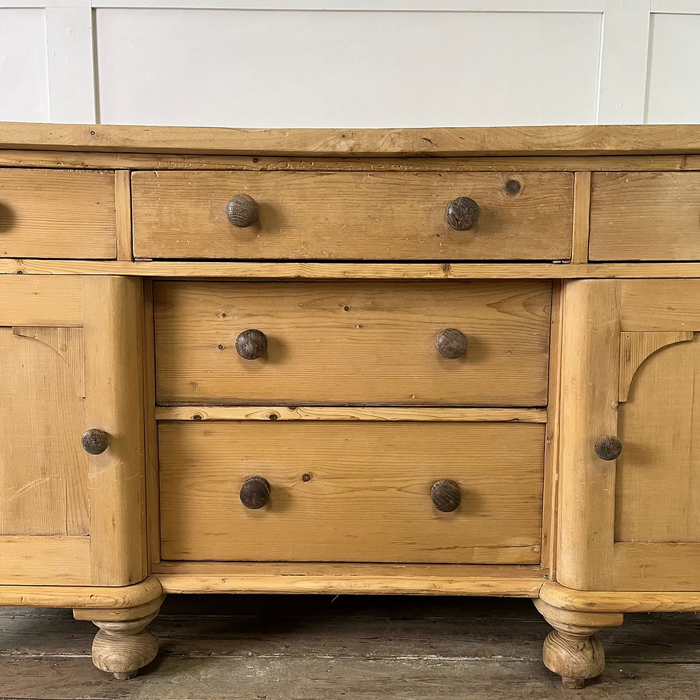 Thumbnail: Victorian Pine and Sycamore Dresser Base