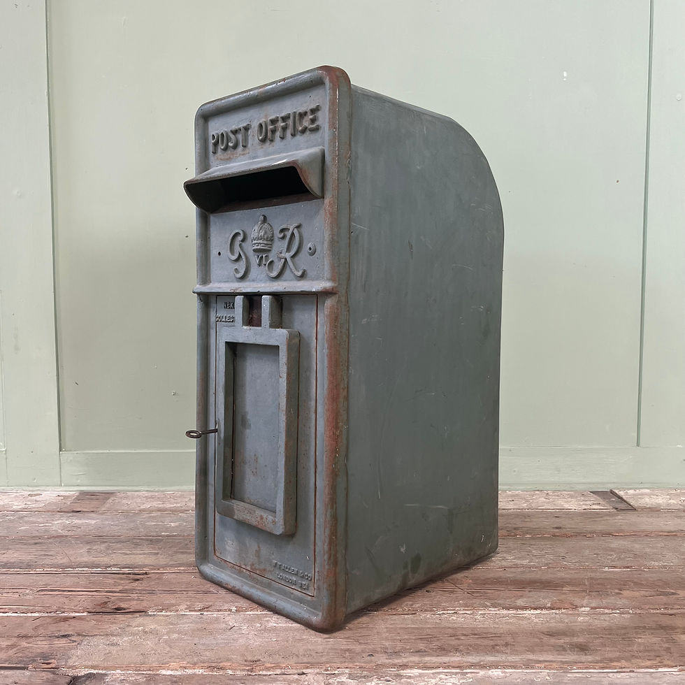 Thumbnail: Original George VI Post Box and Stand