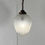 Thumbnail: Large Edwardian Etched Glass Pendant Light
