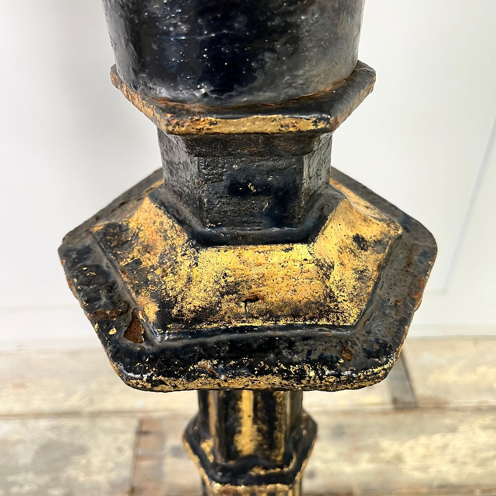 Thumbnail: Pair of Victorian Cast Iron Lamp Bases