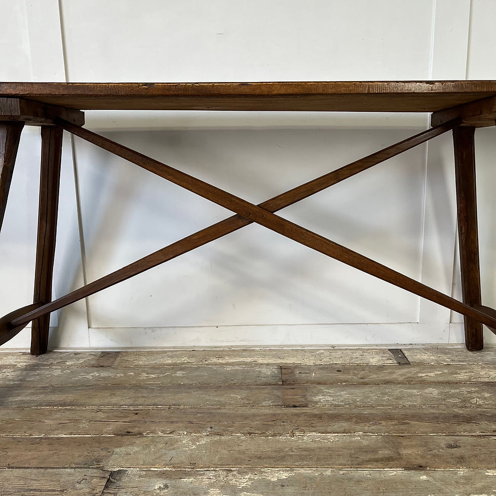 Thumbnail: French Rustic Pine Console Table