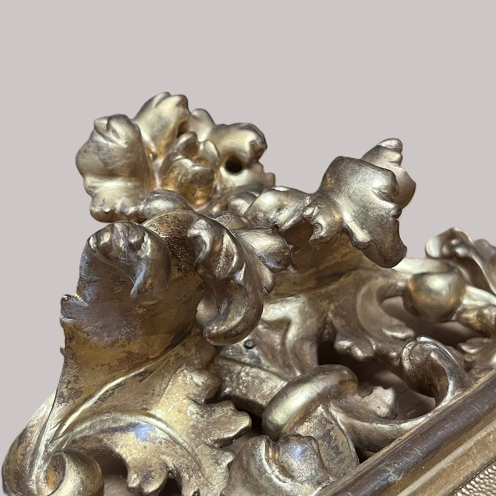 Thumbnail: 19th C. Carved Giltwood Florentine Frame