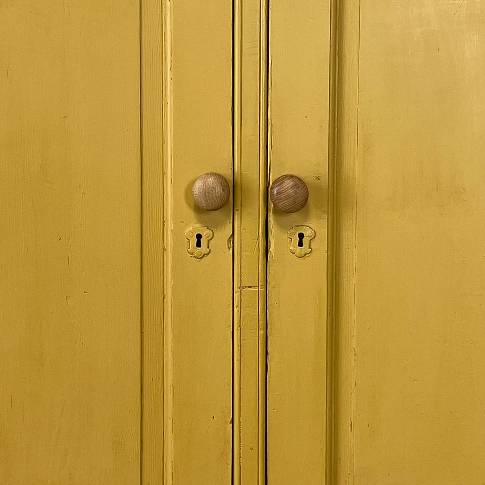 Thumbnail: Large Victorian Painted Pine School Cupboard