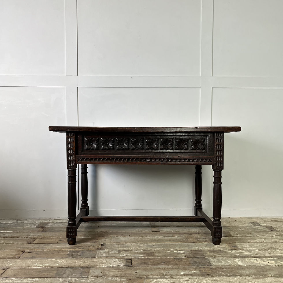 Thumbnail: 19th C. Spanish Walnut Console Table
