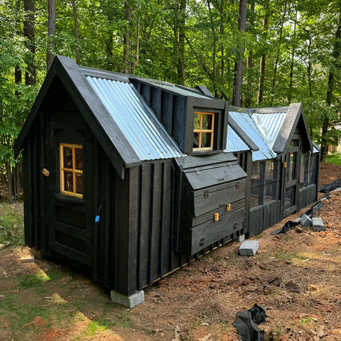 chicken coop and run